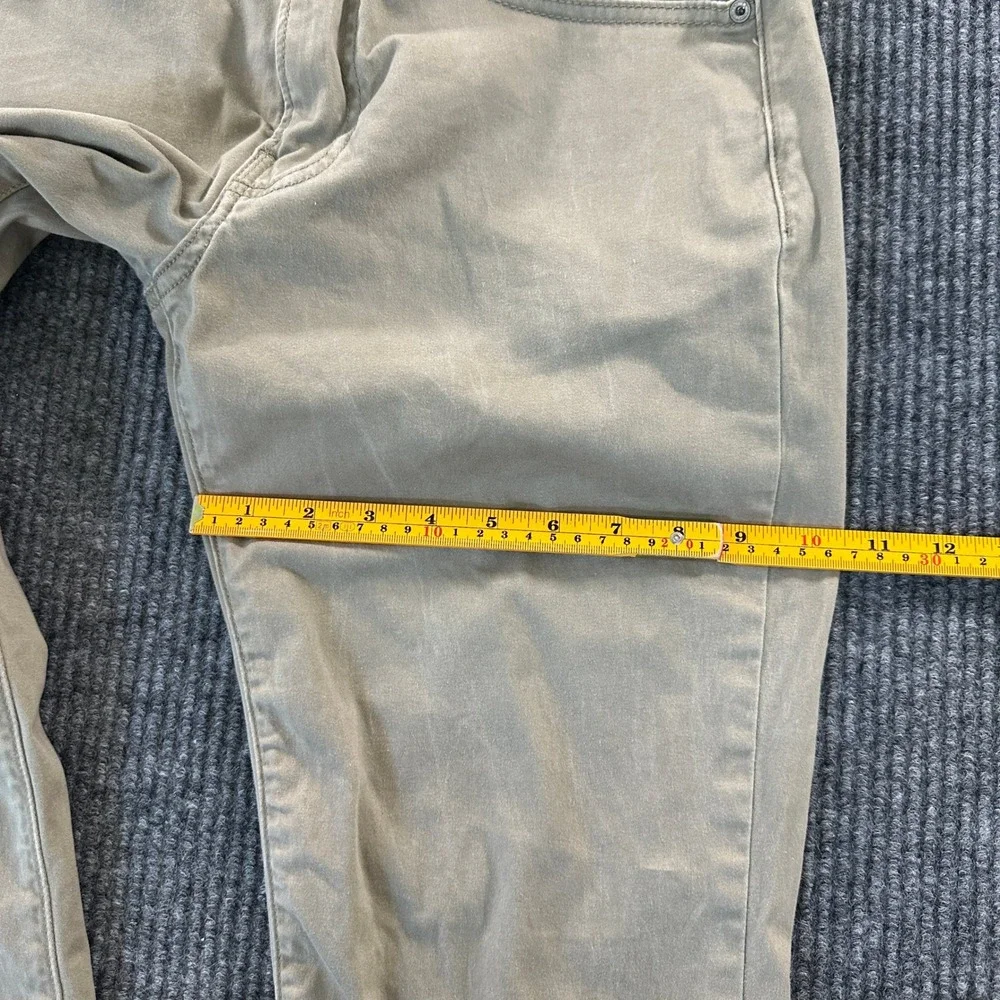 Lucky Brand Mens 121 Slim Straight Pants 32x30 Tan Stretch Cotton